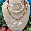 Picasso Multi-Colored "Oimatsu" Braided Necklace inside Blue Cords- 19"