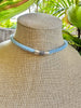 Baby Blue Lilikoi Lei Necklace - 22”