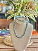 Hawaiian Island Inspired Beach Blue Necklace & Bracelet Set (with starfish charm)