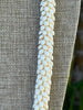 Matte Beige Dragon Scales Necklace (Smooth)  - 27"