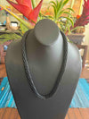 Matte Black Dragon Scales Necklace  Lei - 30: