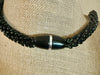 Glossy Black Dragon Scales Necklace  - 35" (XL)