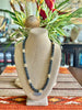 Stunning Black & Yellow Picasso Dragon Scales Necklace (rare)  - 34"