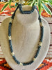 Stunning Black & Yellow Picasso Dragon Scales Necklace (rare)  - 34"