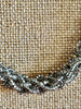 Segmented Metallic Blend with Rizo and Disk Beads: Forbidden Island" Necklace - 31"