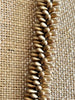Segmented Metallic Blend with Rizo and Disk Beads: Forbidden Island" Necklace - 31"