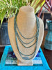 Blue Picasso Hawaiian Forbidden Island Inspired Tiered Strands - 140"