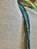 Blue Picasso Hawaiian Forbidden Island Inspired Tiered Strands - 140"