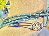 Blue Picasso Hawaiian Forbidden Island Inspired Tiered Strands - 140"