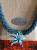 Aqua and Blue Sea Star (Pe’a)  Nature's Beach- 39"