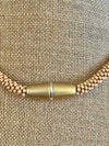 Blue Multi-Color Unicorne Bead Necklace Lei -  25"