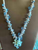 Blue Octopus Nature's Design Beaded Kumihimo Necklace Rare - 33"