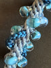 Blue Octopus Nature's Design Beaded Kumihimo Necklace Rare - 33"