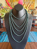 Blue Picasso Hawaiian Forbidden Island Inspired Tiered Strands - 140"