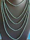 Blue Picasso Hawaiian Forbidden Island Inspired Tiered Strands - 140"