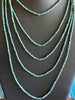 Blue Picasso Hawaiian Forbidden Island Inspired Tiered Strands - 140"