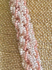 Hawaiian Beaded Necklace Lei Rope  - Terra-Cotta Hues with Focal Bead (27")