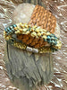 Bracelet - Two Toned Matte Metalic Khaki and Yellow Magatama - Various