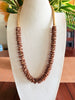 Brown Picasso Orchid Lei Necklace - 30"
