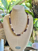 Segmented Brown with Adobe & Terracotta "Forbidden Island" Necklace  - 27"