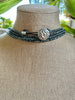 Black Picasso Hawaiian Forbidden Island Inspired Tiered Strands - 140"