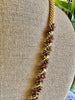 Copper & Gold Double Spiral Necklace - 29"