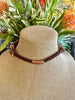 Copper and Brown Ginger Lei  - 22.5"