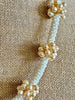 Hawaiian Lei Light Cream Toned Tear Drop Clusters  - 24"