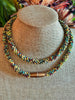 Mixed Picasso Glass Beaded XL Forever Lei - 42" (22" doubled")