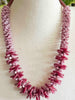 Red and Purple Picasso Ginger Lei  - 25"