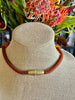 Hawaiian Lei Gold Topaz Tear Drop Clusters - 24"