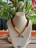 Whale Tail Pendent Beaded Necklace Lei  - 34"