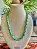Blended Sea Form Green Garden Nature's Dragon Scales Necklace  - 30"