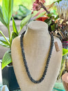 Matte Olive Green Dragon Scales Necklace  Lei - (29"- 30")