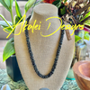 Matte Olive Green Dragon Scales Necklace  Lei - (29"- 30")