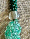 Green Ombre Unique Edo Blended Necklace Lei - 29"