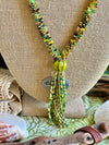 Hawaiian Garden Lei - Necklace 36" (with tassels)
