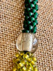 Chartreuse Frosted Green Edo Necklace  Lei - 27"