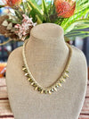 Green Twists & Yellow Daggers Forbidden Island Necklace Lei - 22"