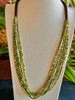 Multi-Color (Green and Picasso) Loose Strands Hawaiian Island Inspired  - 32"