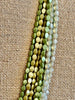 Green, Yellow and White Luster -Hawaiian Forbidden Island Inspired (8- Strands) - 31"