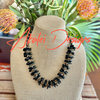 Black with Copper/Red/ Gold Hawaiian Haku Necklace Lei - 24"