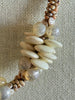 Ivory Lentil Beads Hawaiian Lei Po'o Mini (3 Clusters)  - 19"