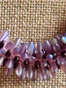 Lavender Rainbow Mini Dagger "Sea Urchin" Necklace Lei - 22”