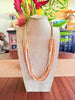 Multi-Color Topaz and Cream Loose 12-Strands Hawaiian Island Inspired  - 36"