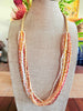 Multi-Color Topaz and Cream Loose 12-Strands Hawaiian Island Inspired  - 36"