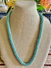 Luster Turquoise Picasso Dragon Scales Necklace (Smooth)  - 30"/31"