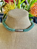 Luster Turquoise Picasso Dragon Scales Necklace (Smooth)  - 30"/31"