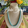 Luster Turquoise Picasso Dragon Scales Necklace (Smooth)  - 30"/31"