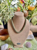 Hawaiian Beaded Necklace Rope™ - Matte Green with Terra-Cotta (24")